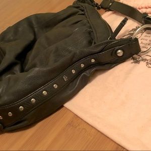 LIKE NEW Juicy Couture Lambskin Soft Leather (VINTAGE- High Quality) Studded Bag